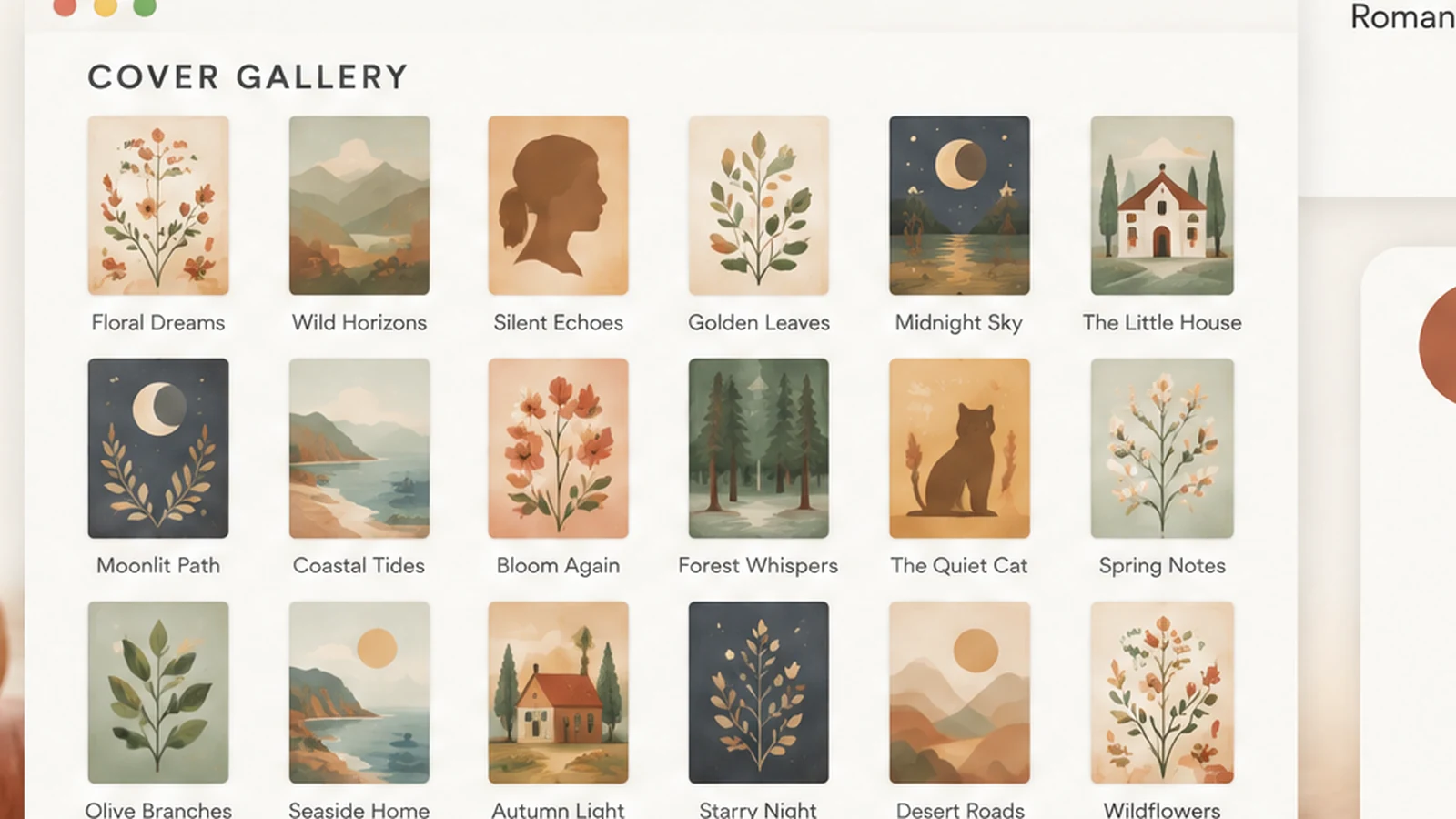 What a 14-Tab Book Tracker Looks Like: the Cover Gallery tab with book covers laid out in a grid